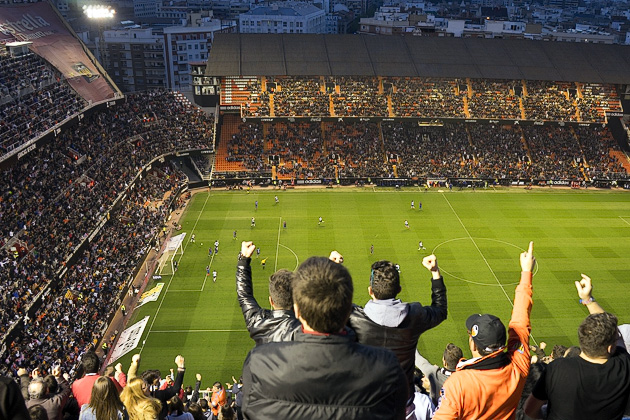 Derby Night at the Mestalla - Valencia For 91 Days